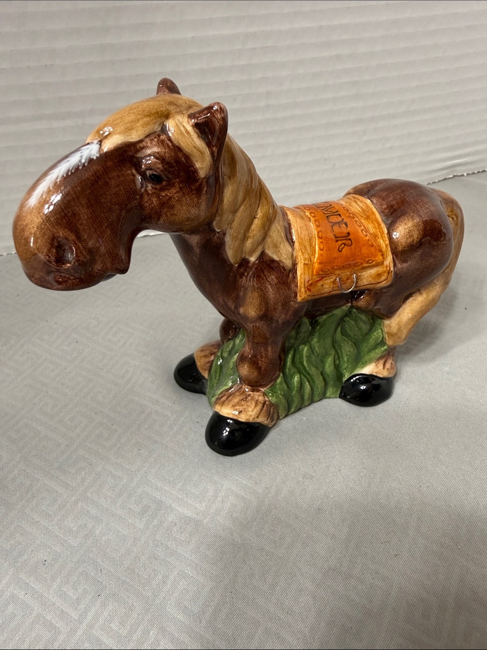 Vintage Collectible Horse Figurine Elmer Pasture Pals From Montana Silversmith
